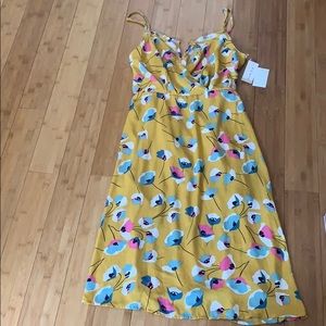 NWT "Row A"  Yellow Dress